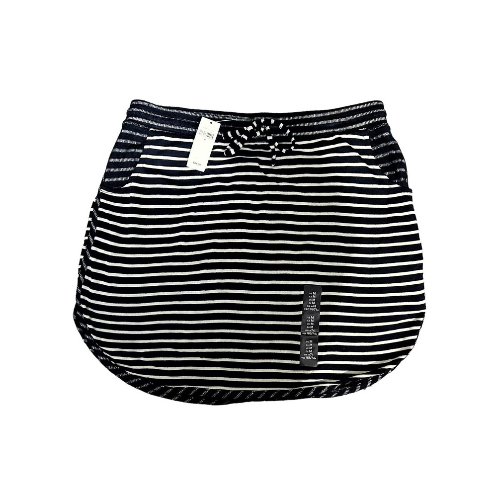 GAP Navy White Striped Skirt Womens Size M NWT